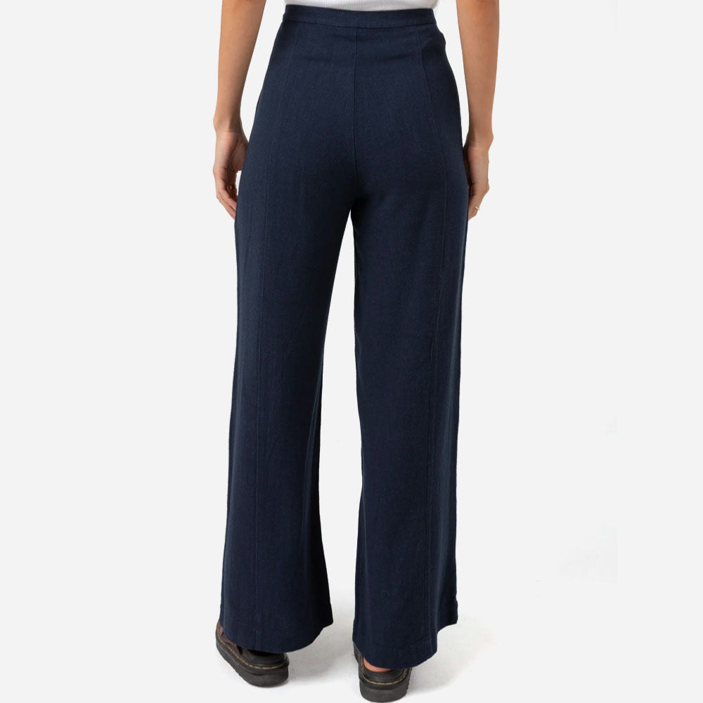 Rhythm - Whitehaven Wide Leg Pant - Navy