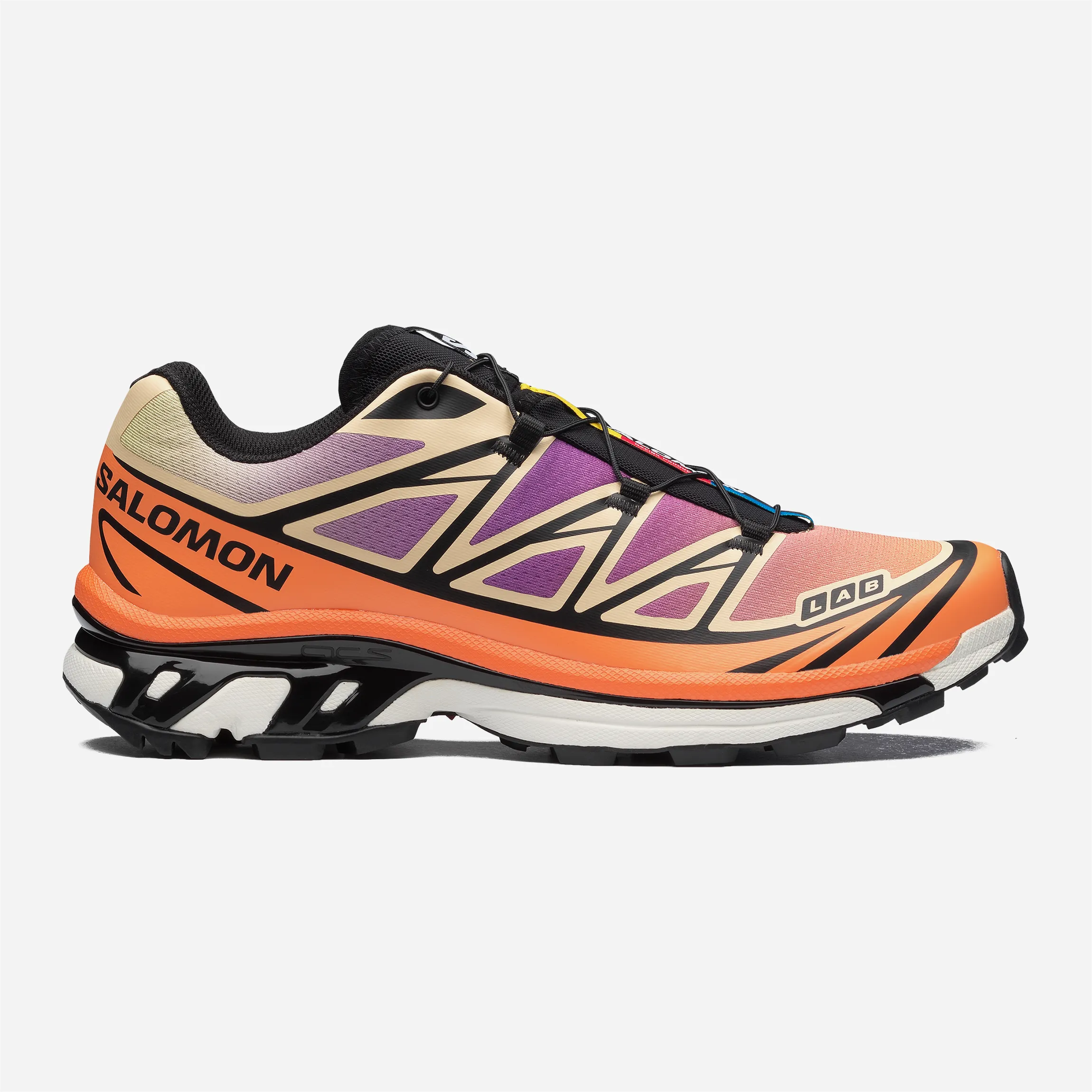 Chaussures Salomon XT-6 - Black / Almond Cream / Dragon Fire