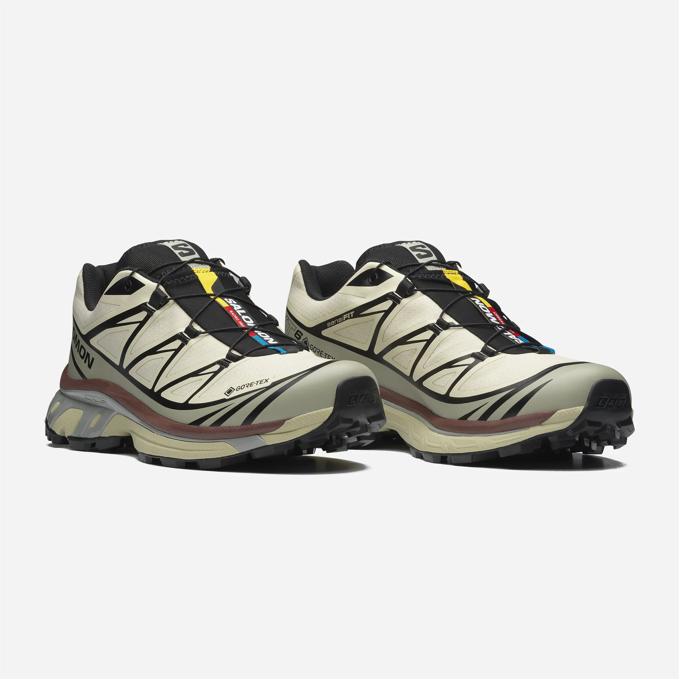 Chaussures Salomon XT-6 GTX Gore-Tex - Aspargus Green / Tea / Bchoco