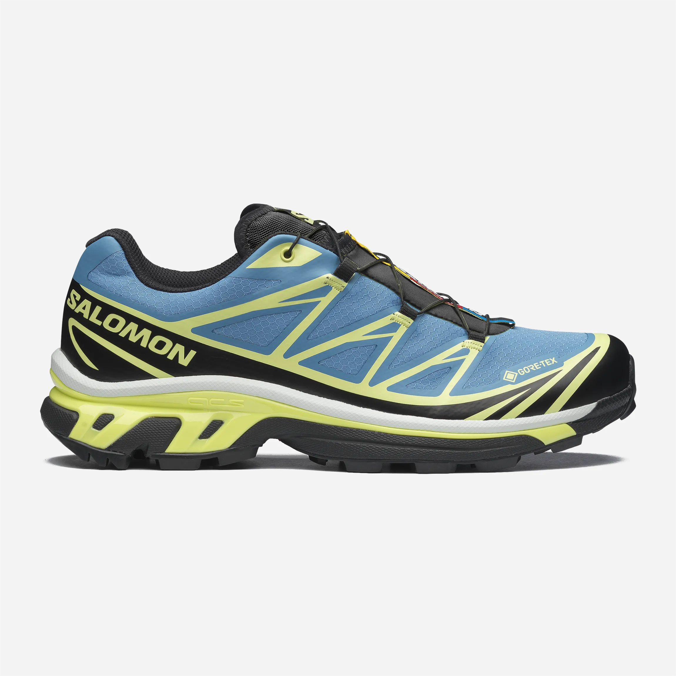 Chaussures Salomon XT-6 GTX Gore-Tex - Niagara / Sunny Lime / Black