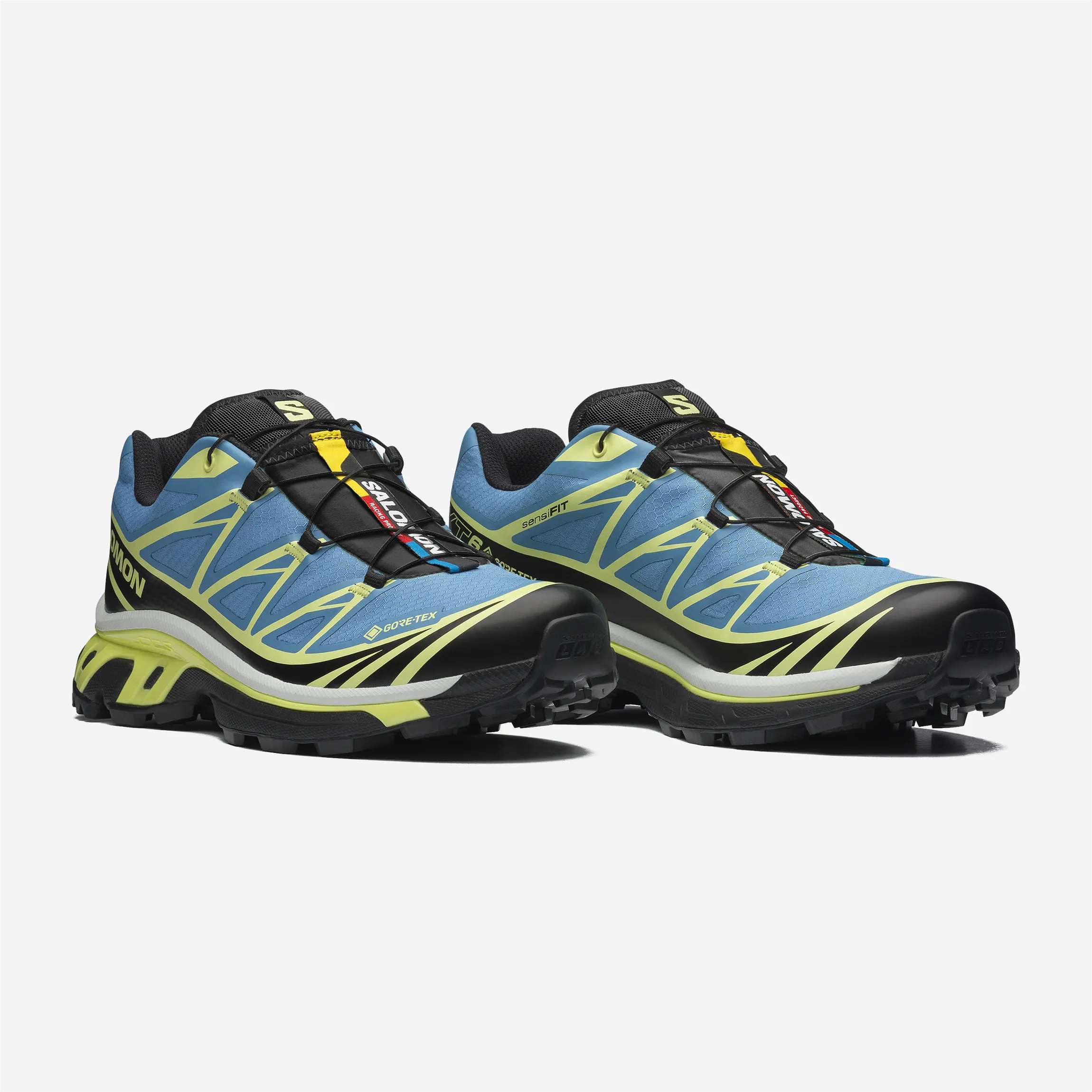 Chaussures Salomon XT-6 GTX Gore-Tex - Niagara / Sunny Lime / Black