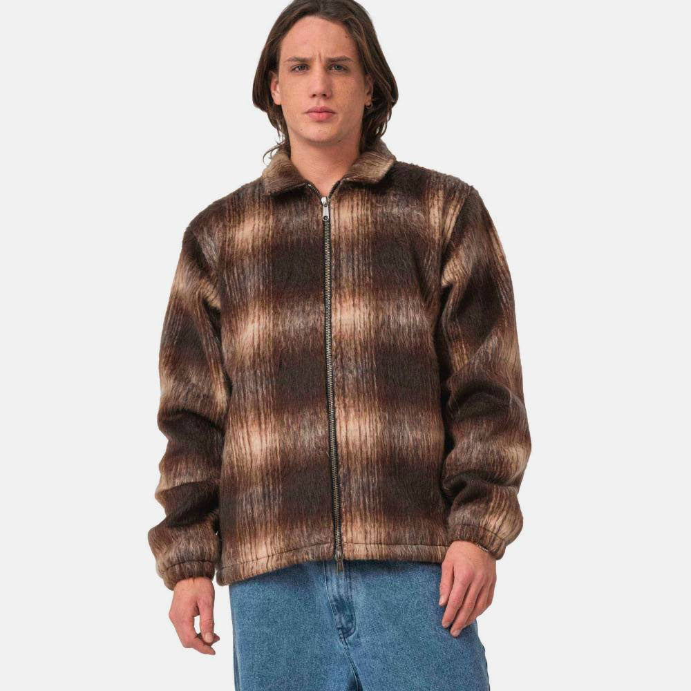 Santa Cruz Hideout Jacket - Brown Check
