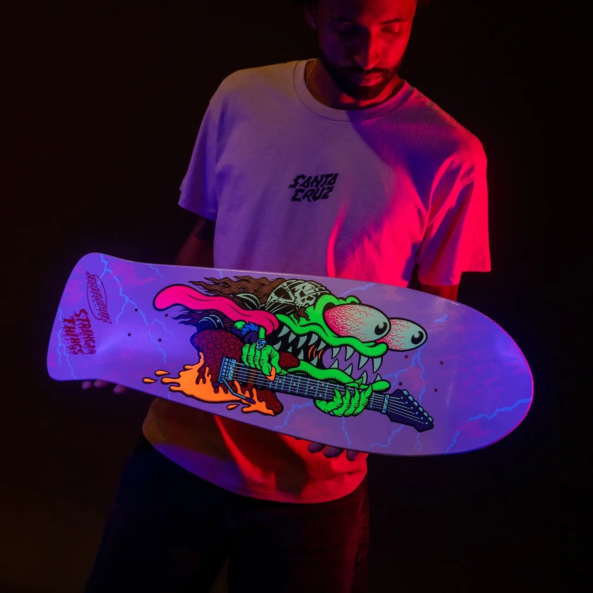 Santa Cruz x Stranger Things - Meek Slasher Eddie Reveal 10.1" (Glow in the Dark)