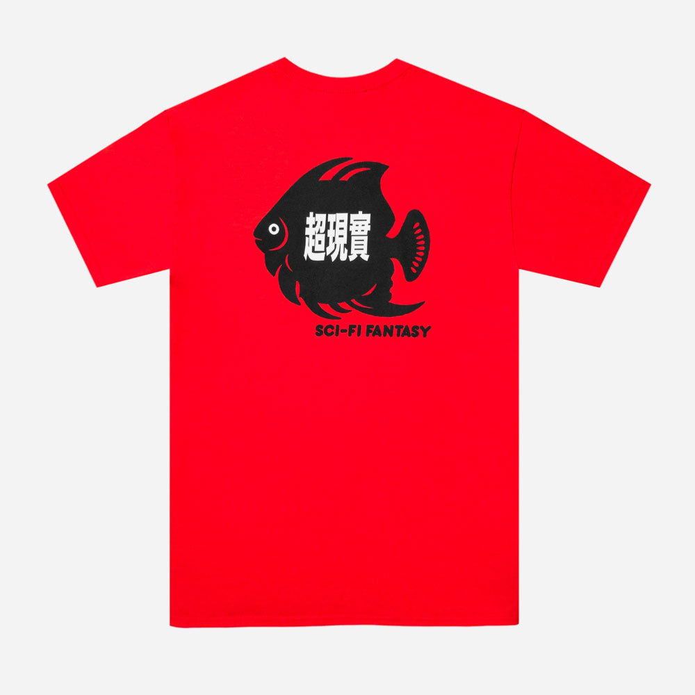 SCI-FI FANTASY - FISH POCKET TEE - Red
