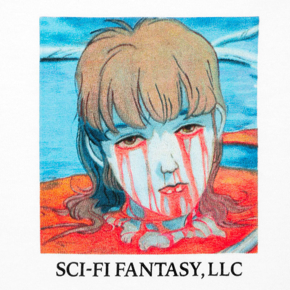 SCI-FI FANTASY - LEAKING EYES TEE - White