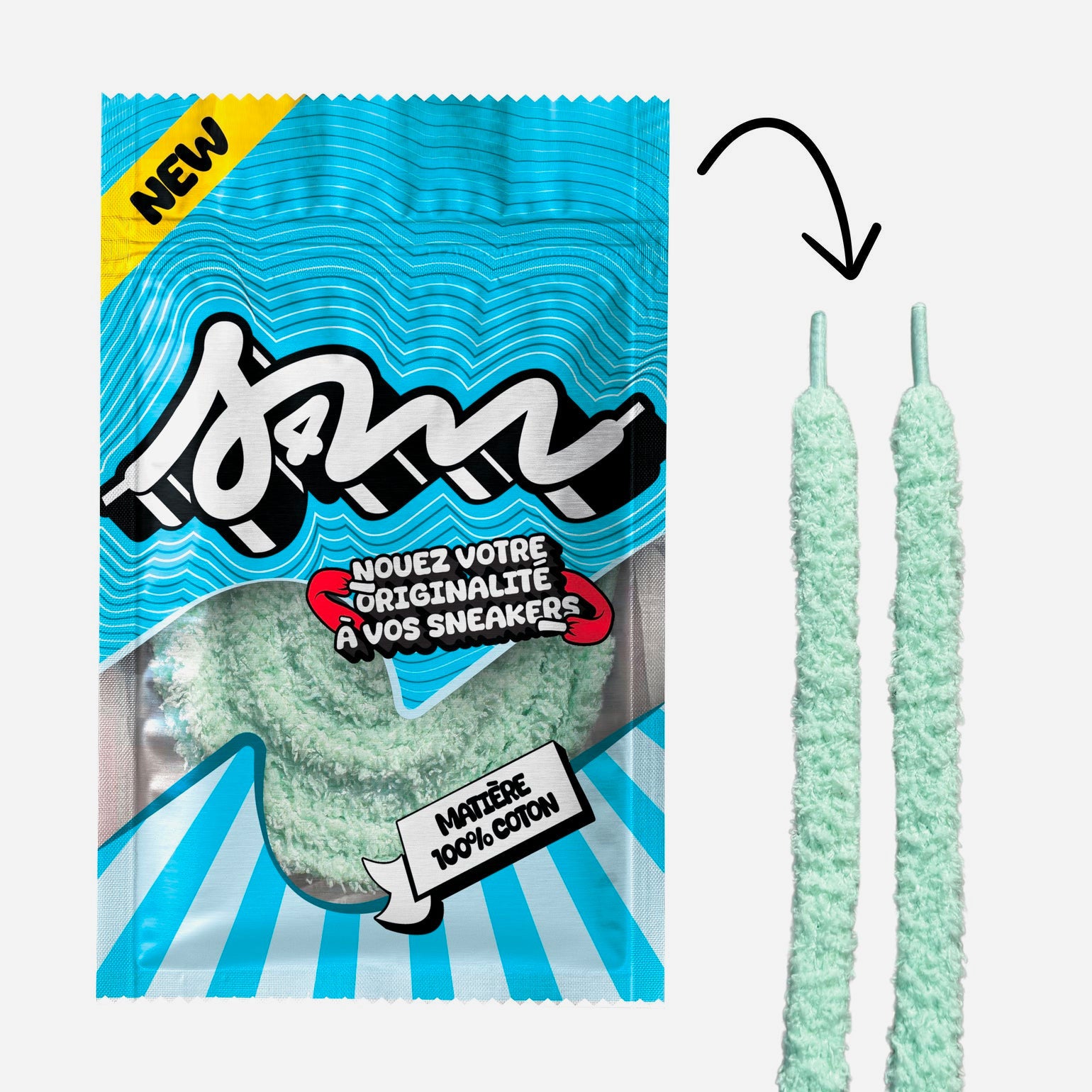 Sell4Me - Lacets Fluff 15 mm