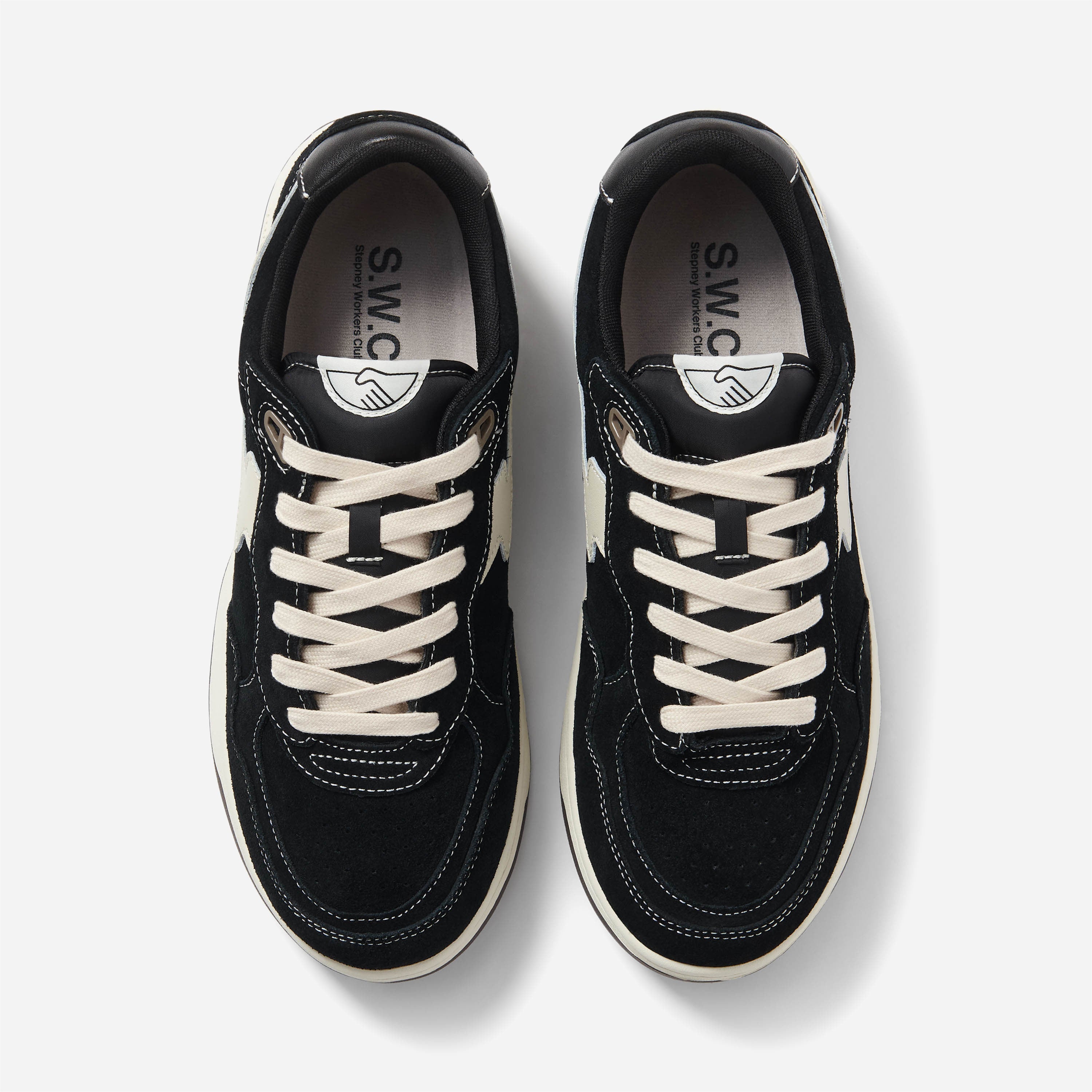 Stepney Workers Club - Pro Cup 01 S-Strike Suede - Black - White