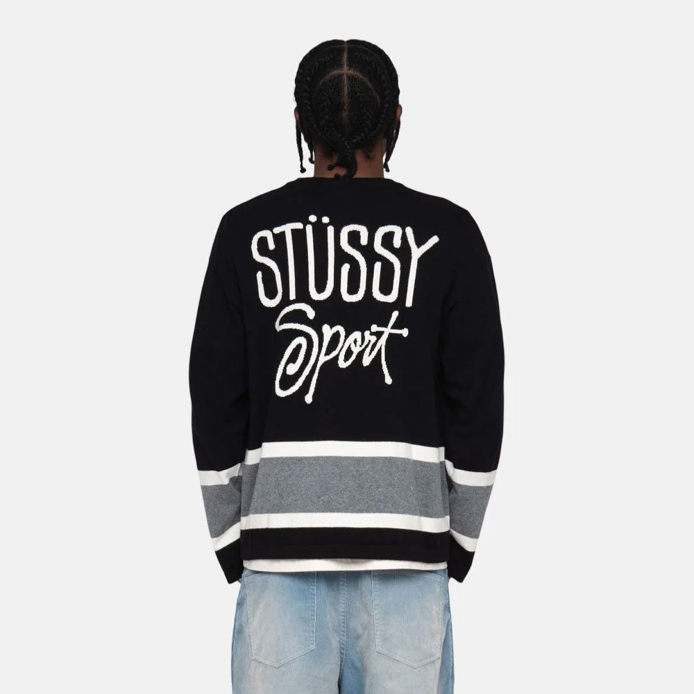 Stussy - Hockey Sweater - Black