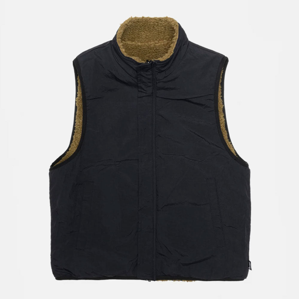 Stussy - Sherpa Reversible Vest - Olive