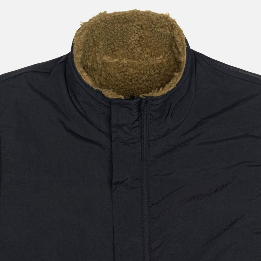Stussy - Sherpa Reversible Jacket - Yellow Leopard