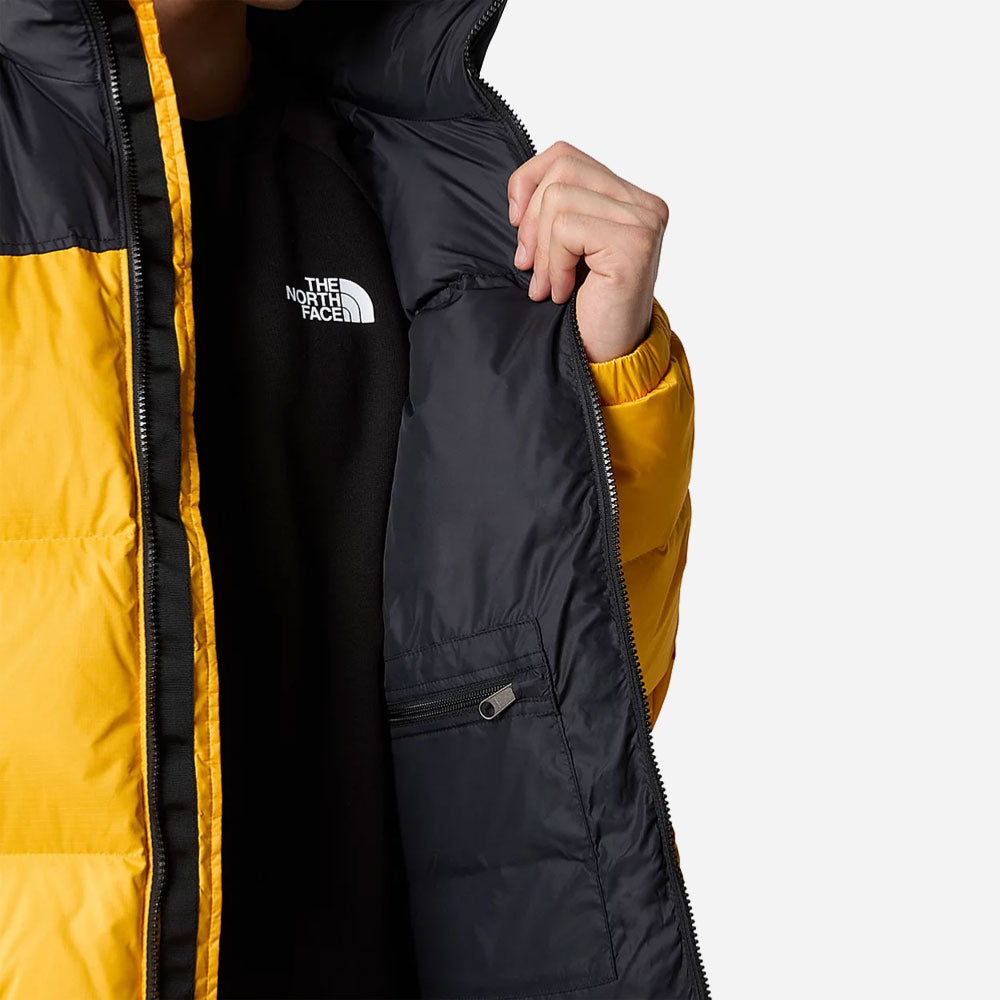 THE NORTH FACE - 1996 RETRO NUPTSE JACKET - Summit Gold - TNF Black