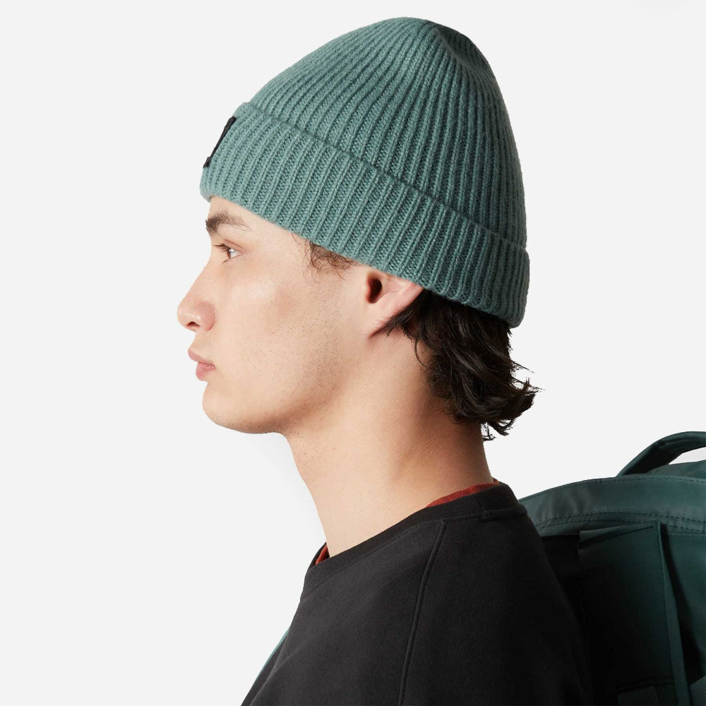 The North Face - Logo Box Cuff Beanie - Dark Sage