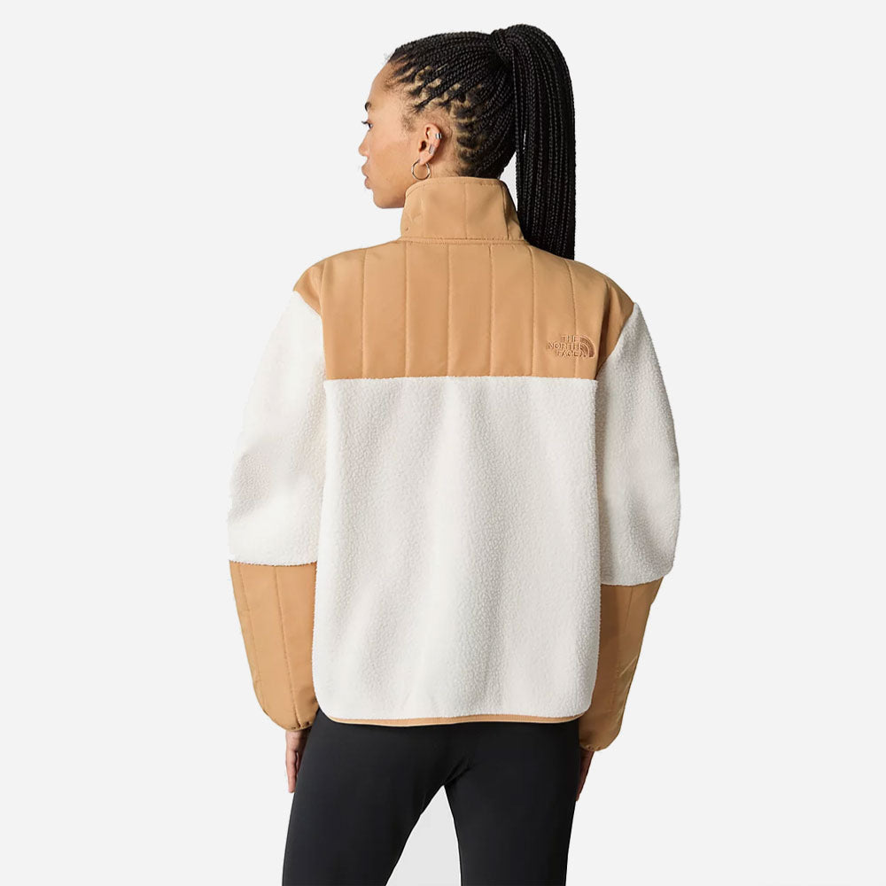 The North Face Women - Cragmont Fleece Jacket - Gardenia White - Almond Butter