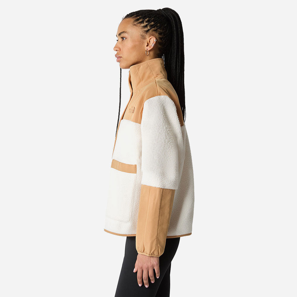 The North Face Women - Cragmont Fleece Jacket - Gardenia White - Almond Butter