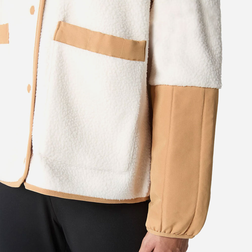 The North Face Women - Cragmont Fleece Jacket - Gardenia White - Almond Butter