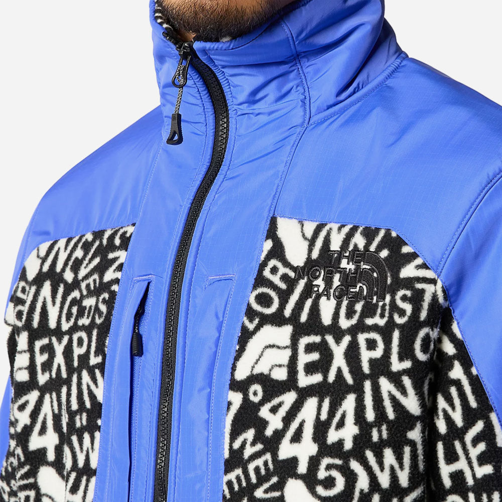 The North Face - Fleeski Y2K Full Zip Jacket - TNF Black - Abstract Blue