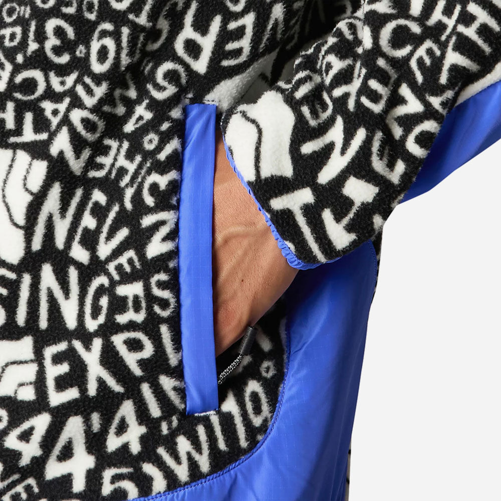 The North Face - Fleeski Y2K Full Zip Jacket - TNF Black - Abstract Blue