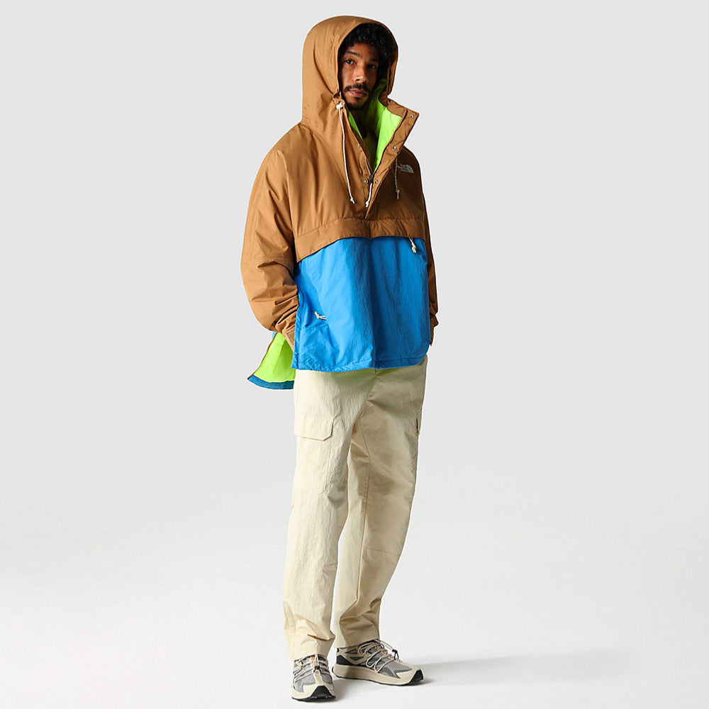 THE NORTH FACE - 78 LOW-FI Hi-TECH WINDJAMMER JACKET - Utility Brown - Super Sonic Blue