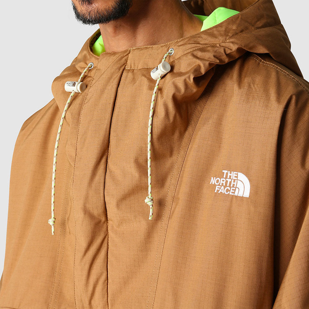 THE NORTH FACE - 78 LOW-FI Hi-TECH WINDJAMMER JACKET - Utility Brown - Super Sonic Blue