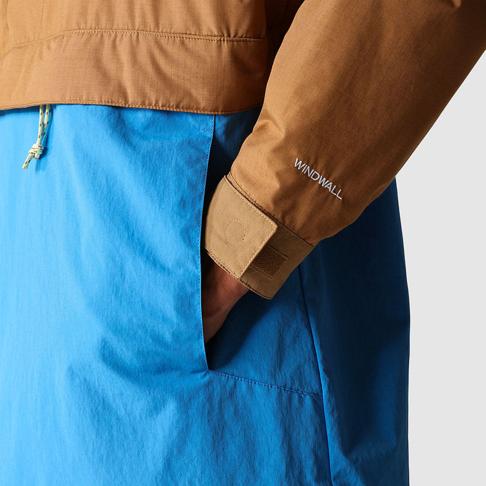 THE NORTH FACE - 78 LOW-FI Hi-TECH WINDJAMMER JACKET - Utility Brown - Super Sonic Blue