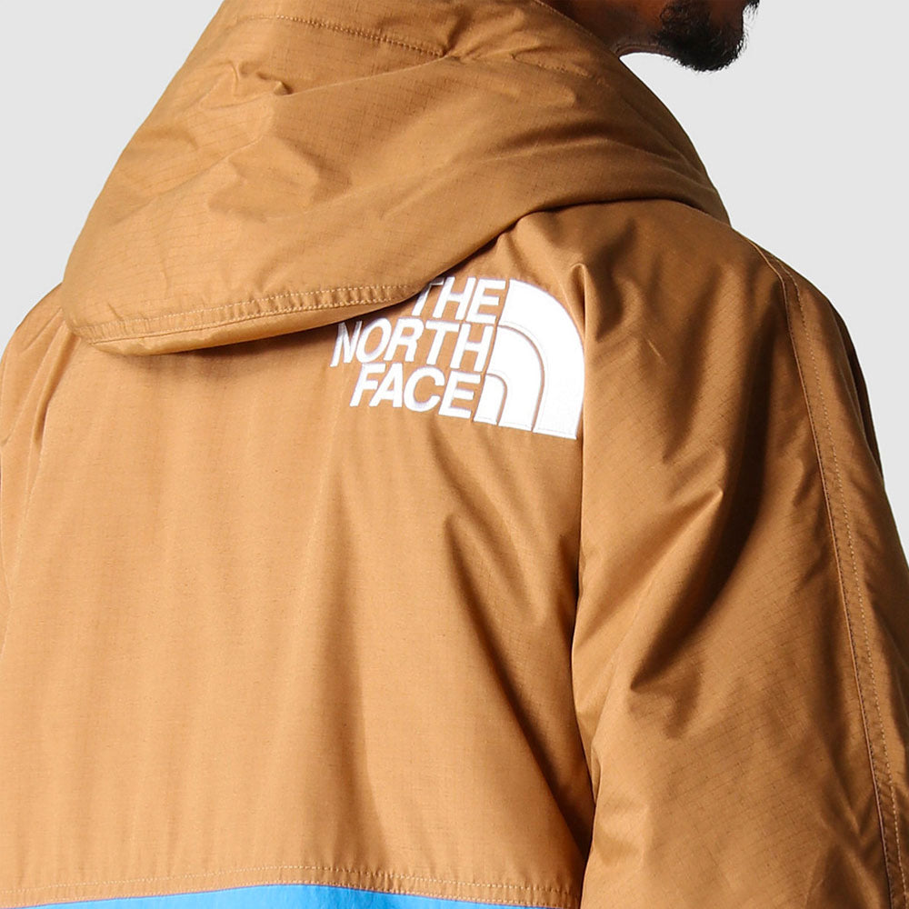 THE NORTH FACE - 78 LOW-FI Hi-TECH WINDJAMMER JACKET - Utility Brown - Super Sonic Blue
