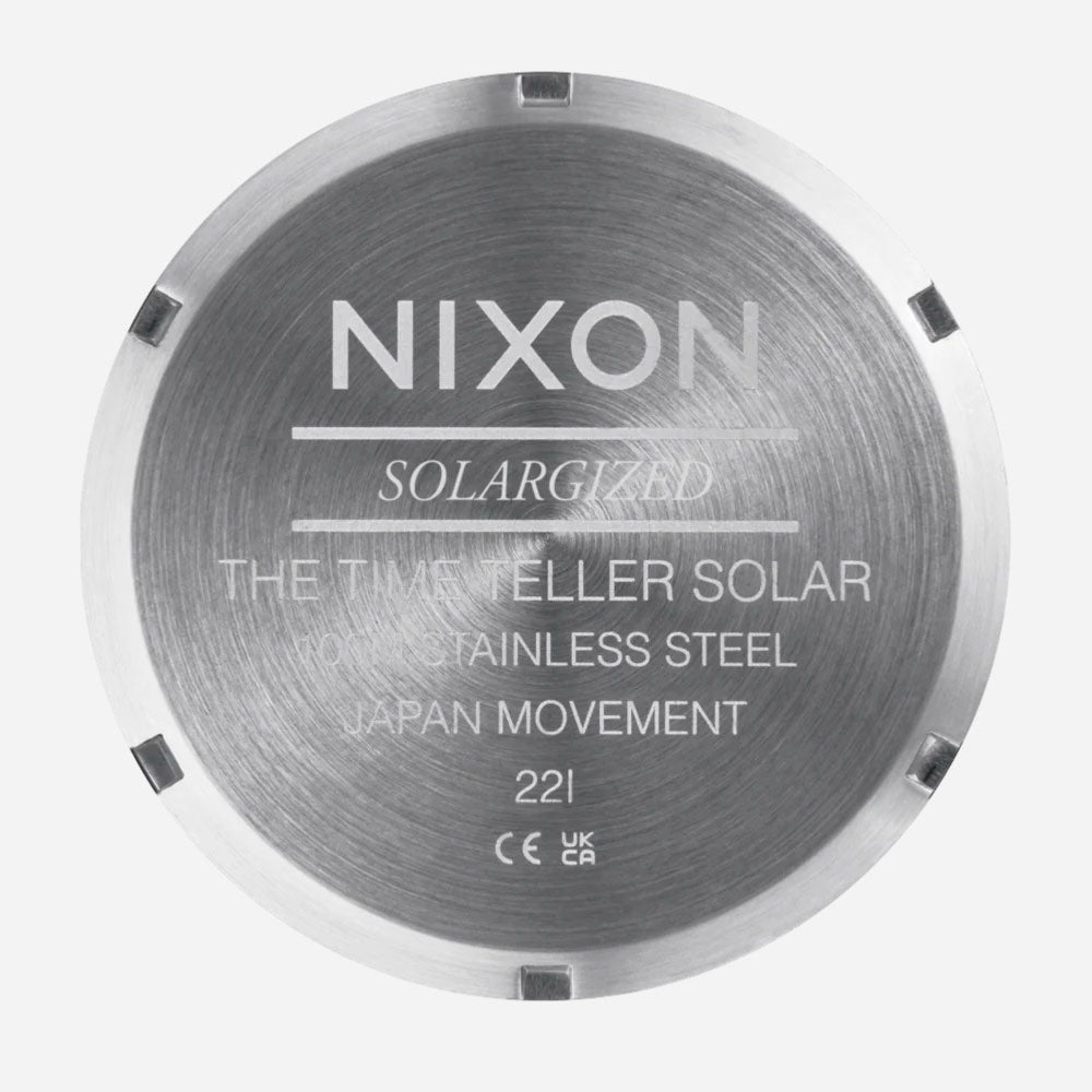 NIXON - TIME TELLER SOLAR - Silver - Rainbow