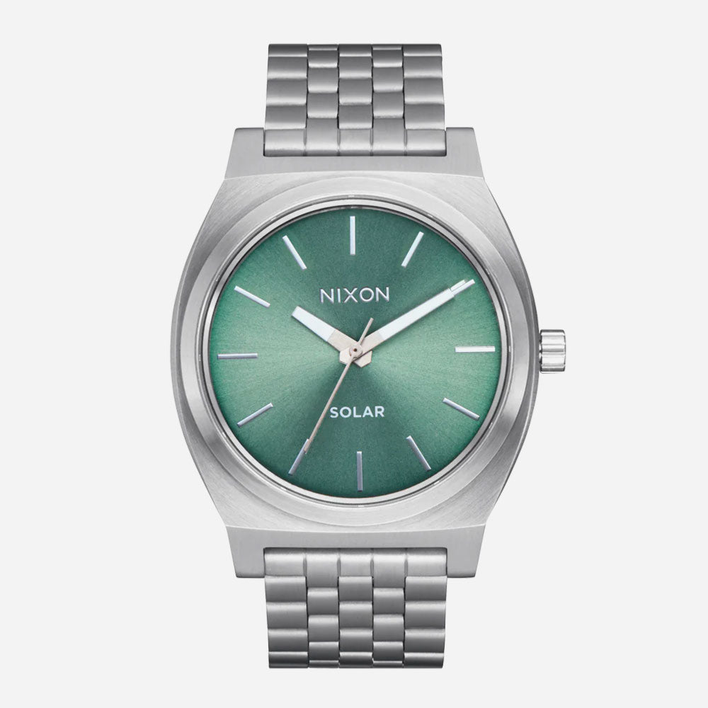 Nixon - Time Teller Solar - Silver/Jade Sunray