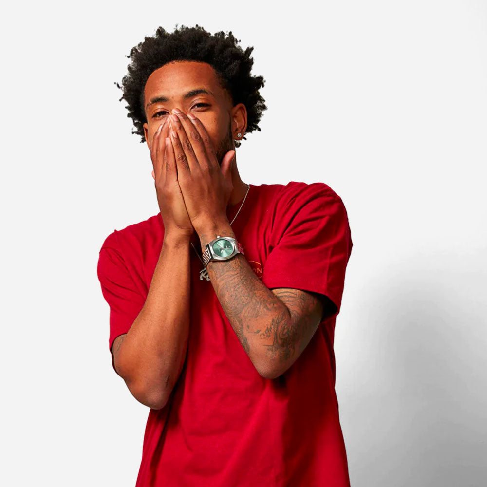 Nixon - Time Teller Solar - Silver/Jade Sunray