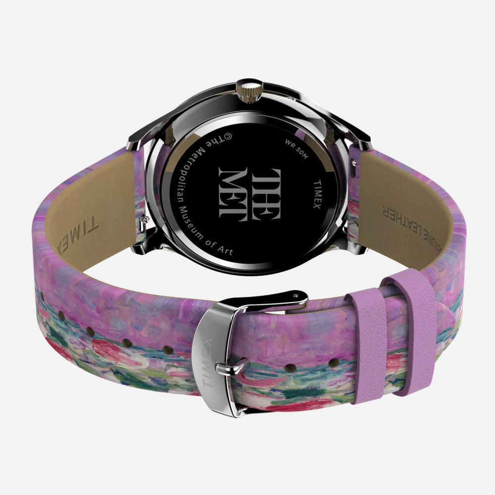 TIMEX x THE MET - KLIMT 40mm LEATHER STRAP WATCH
