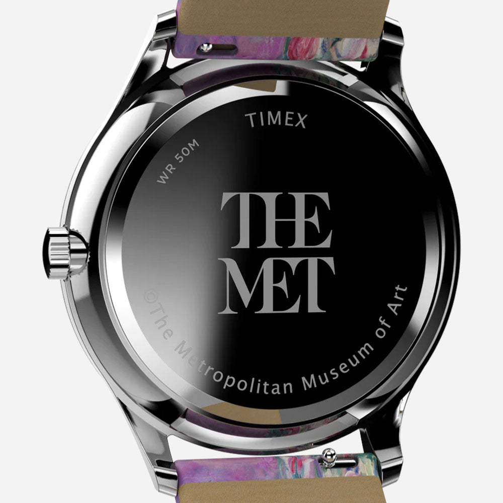 TIMEX x THE MET - KLIMT 40mm LEATHER STRAP WATCH