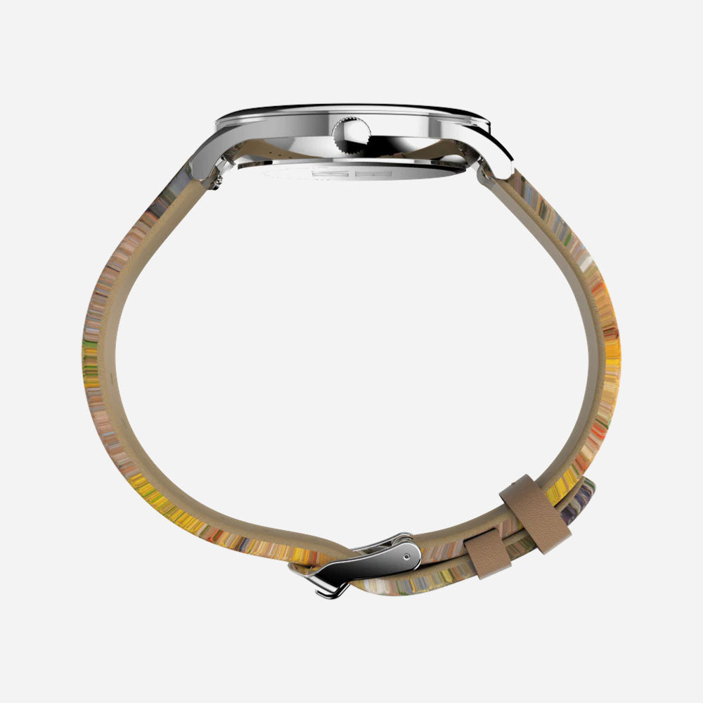 TIMEX x THE MET - VAN GOGH 40mm LEATHER STRAP WATCH