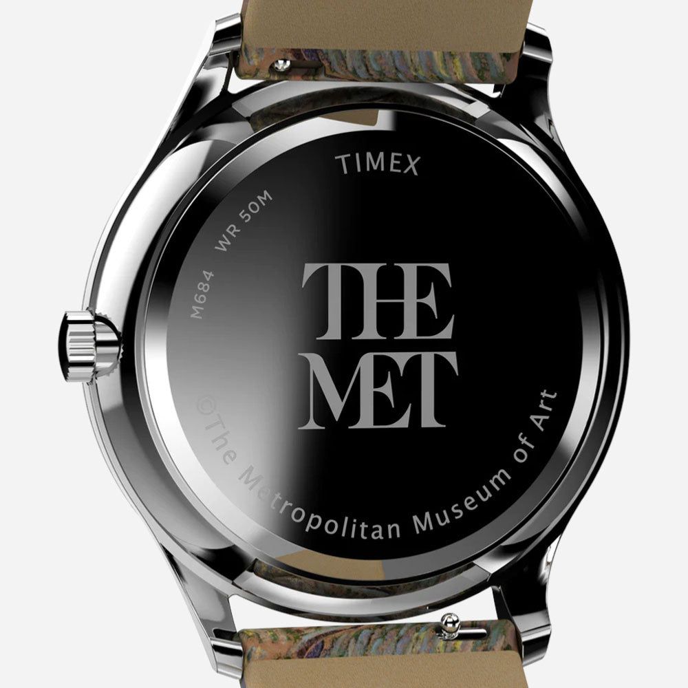 TIMEX x THE MET - VAN GOGH 40mm LEATHER STRAP WATCH