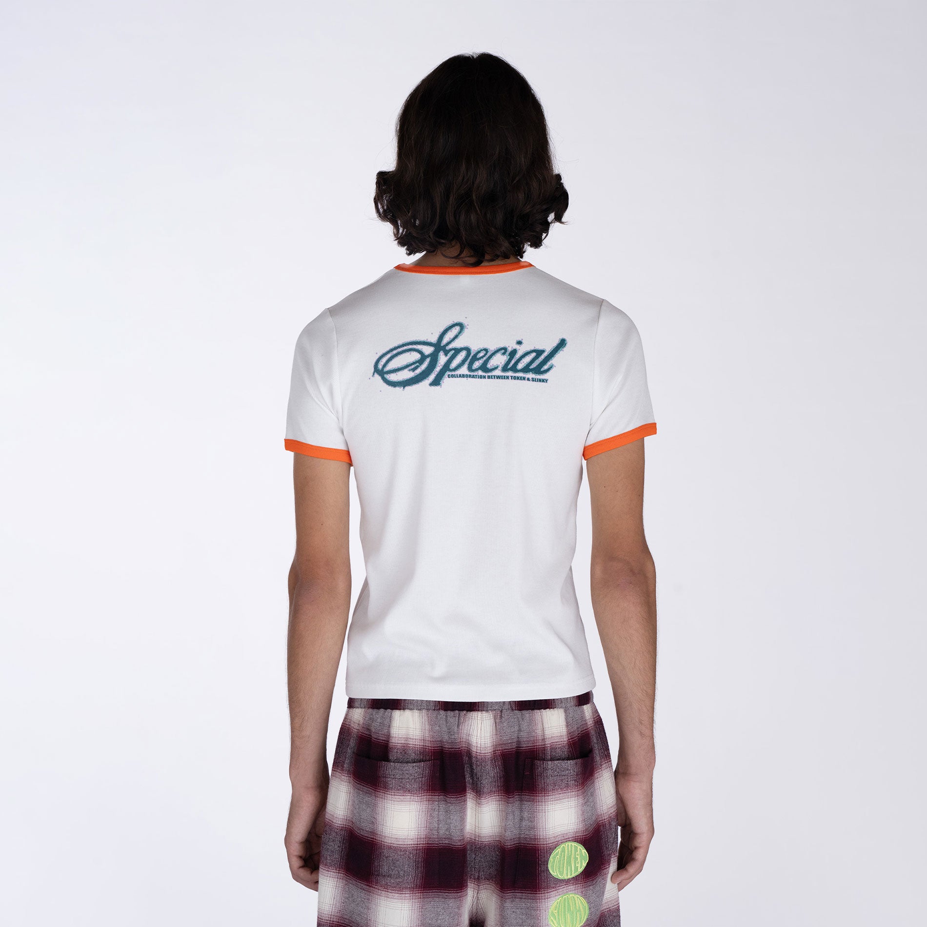 Token x Slinky - Cutie Ringer Unisex Tee - White