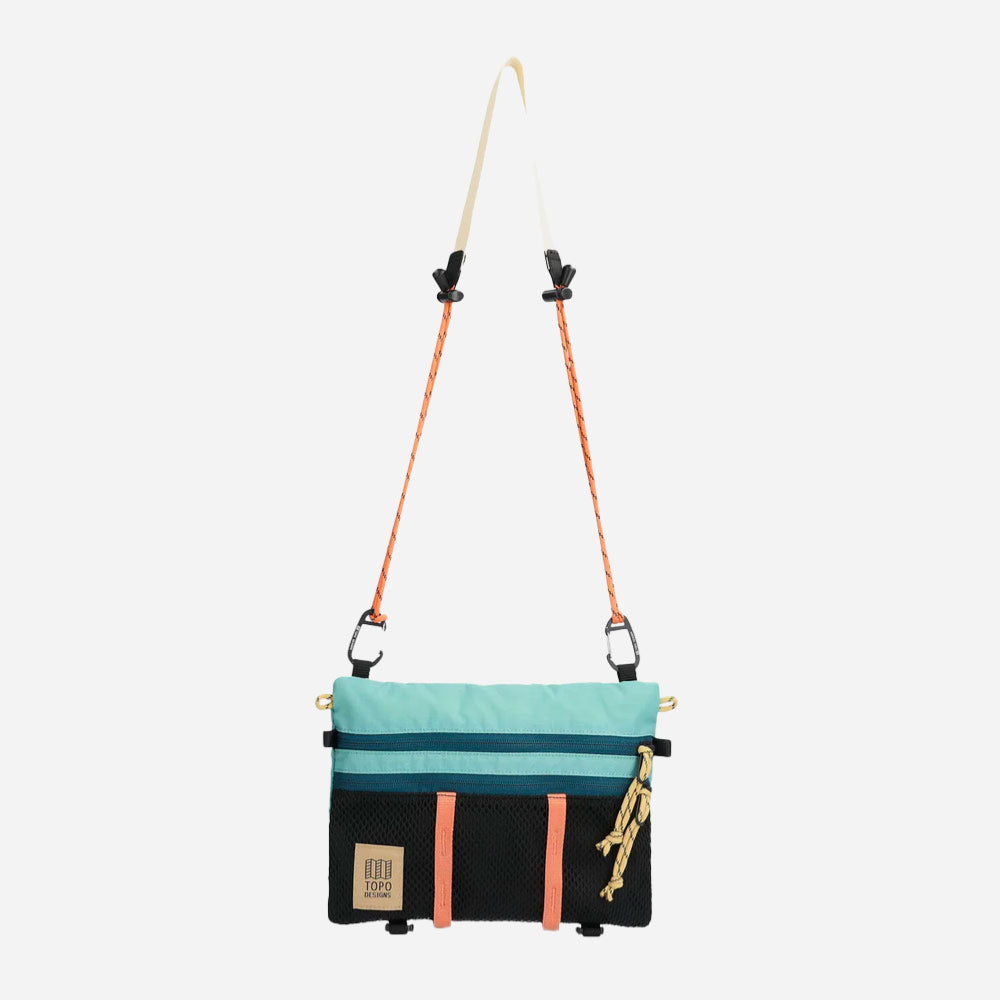 TOPO DESIGNS - MOUNTAIN ACCESSORY SHOULDER BAG - Geode Green - Black