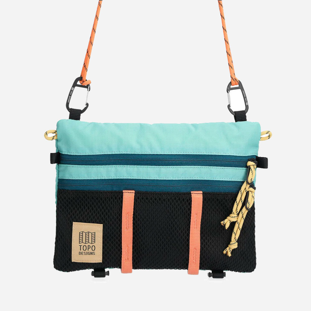 TOPO DESIGNS - MOUNTAIN ACCESSORY SHOULDER BAG - Geode Green - Black