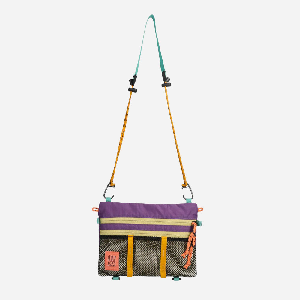 TOPO DESIGNS - MOUNTAIN ACCESSORY SHOULDER BAG - Loganberry - Bone White