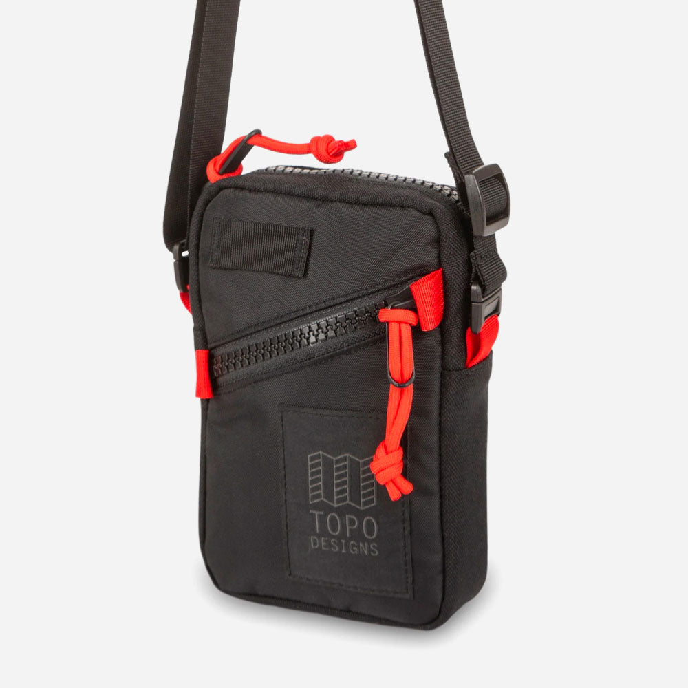Topo Designs - Mini Shoulder Bag - Black / Red