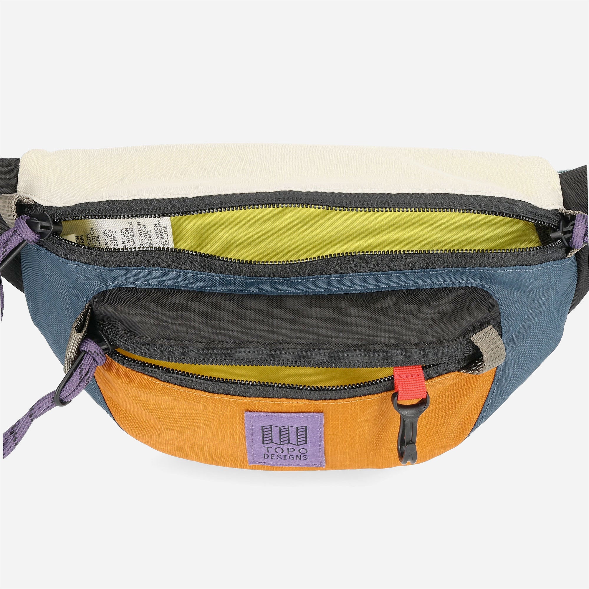 Topo Designs - Moutain Waist Pack - Pound Blue / Spice