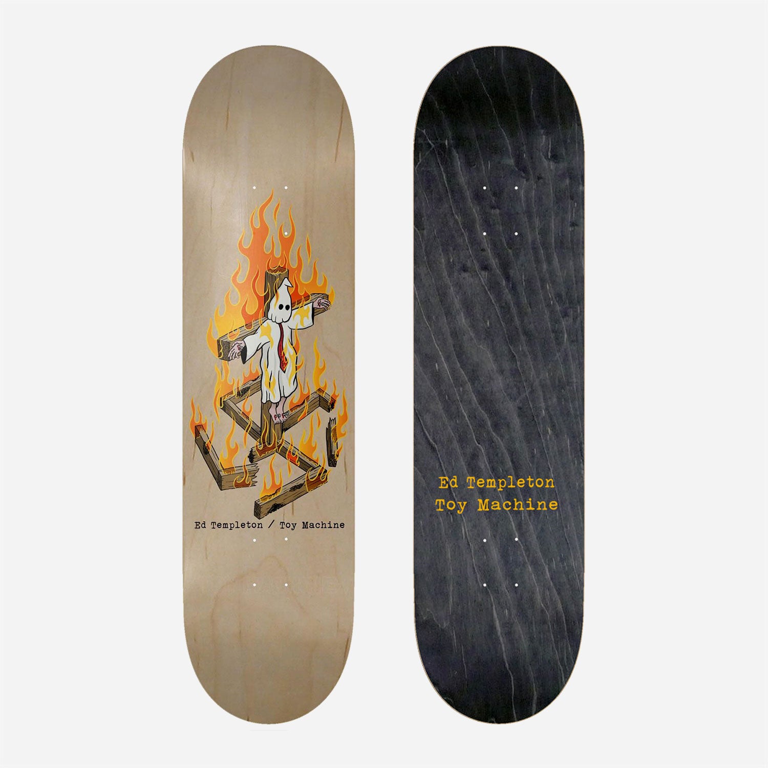 Toy machine - Ed Templeton Charred Cross Deck