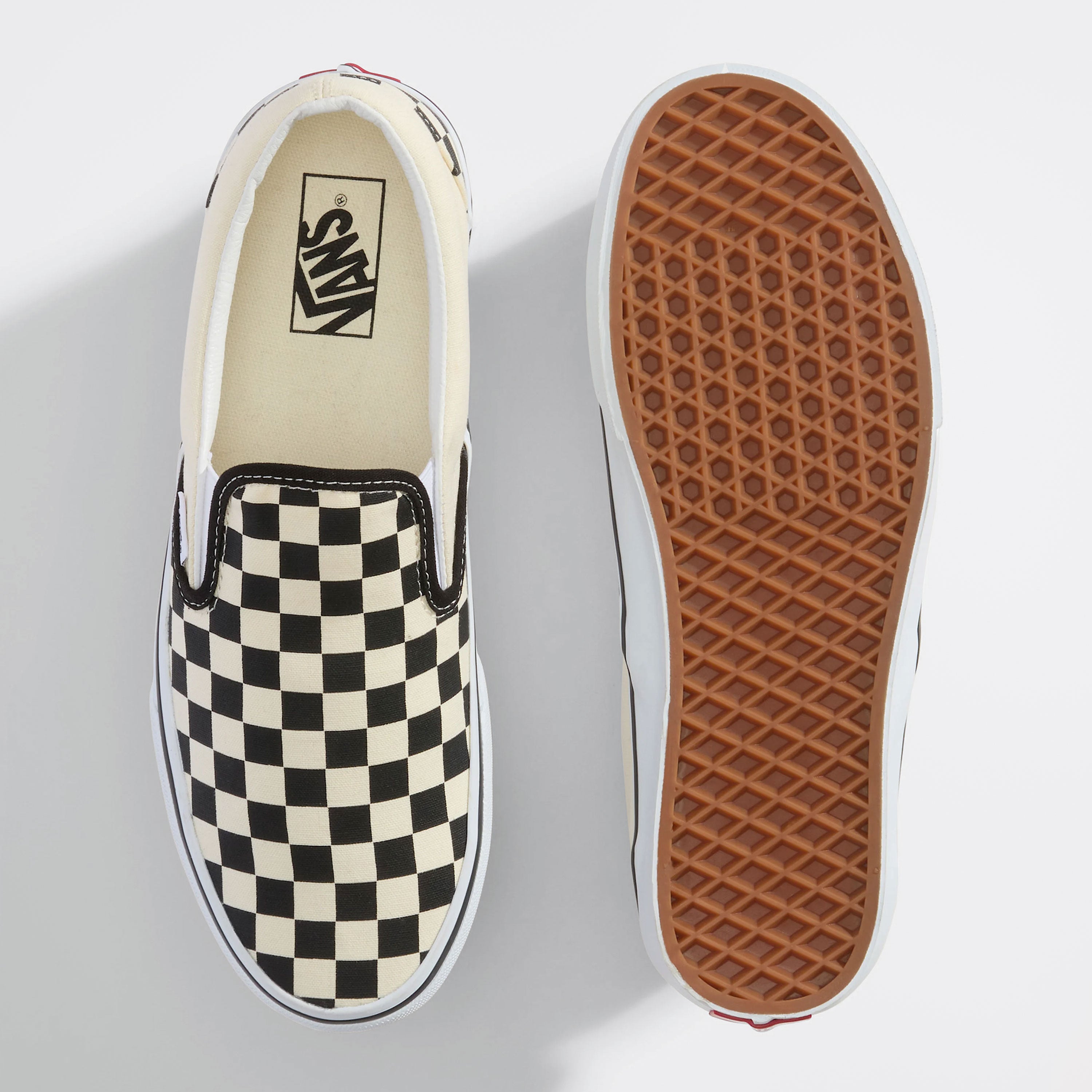 Vans - Classic Slip-On Checkerboard - Black / White