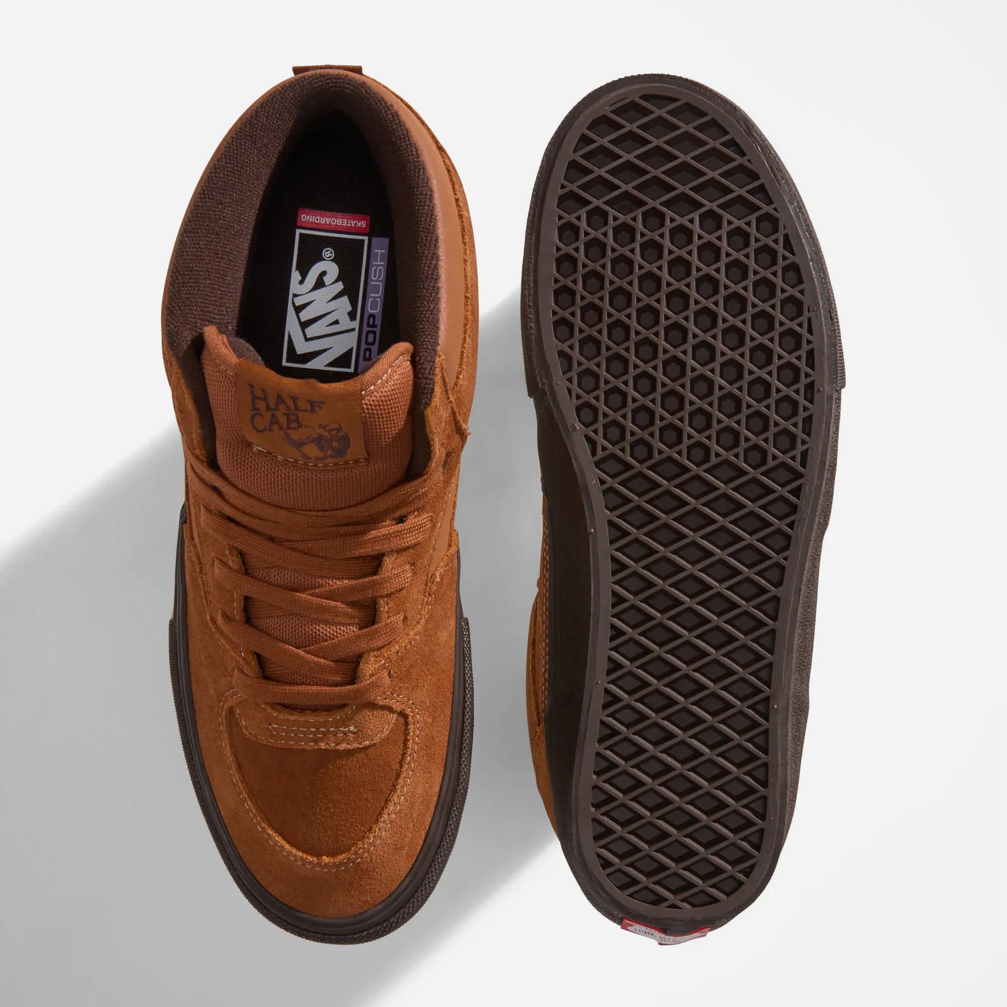 Chaussures Vans Skate Half Cab - Golden Brown / Gum