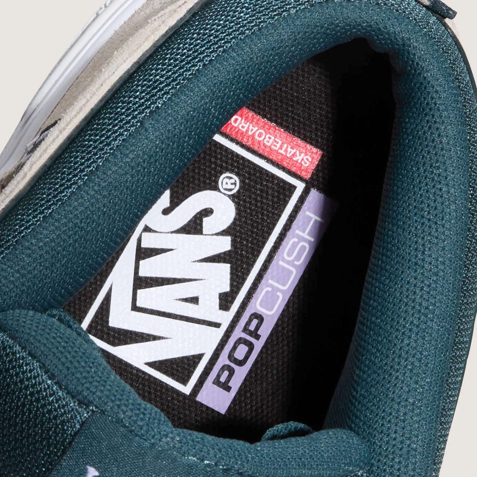 Vans Skate Half Cab Wafflecup Shoes - Oatmeal / Deep Teal