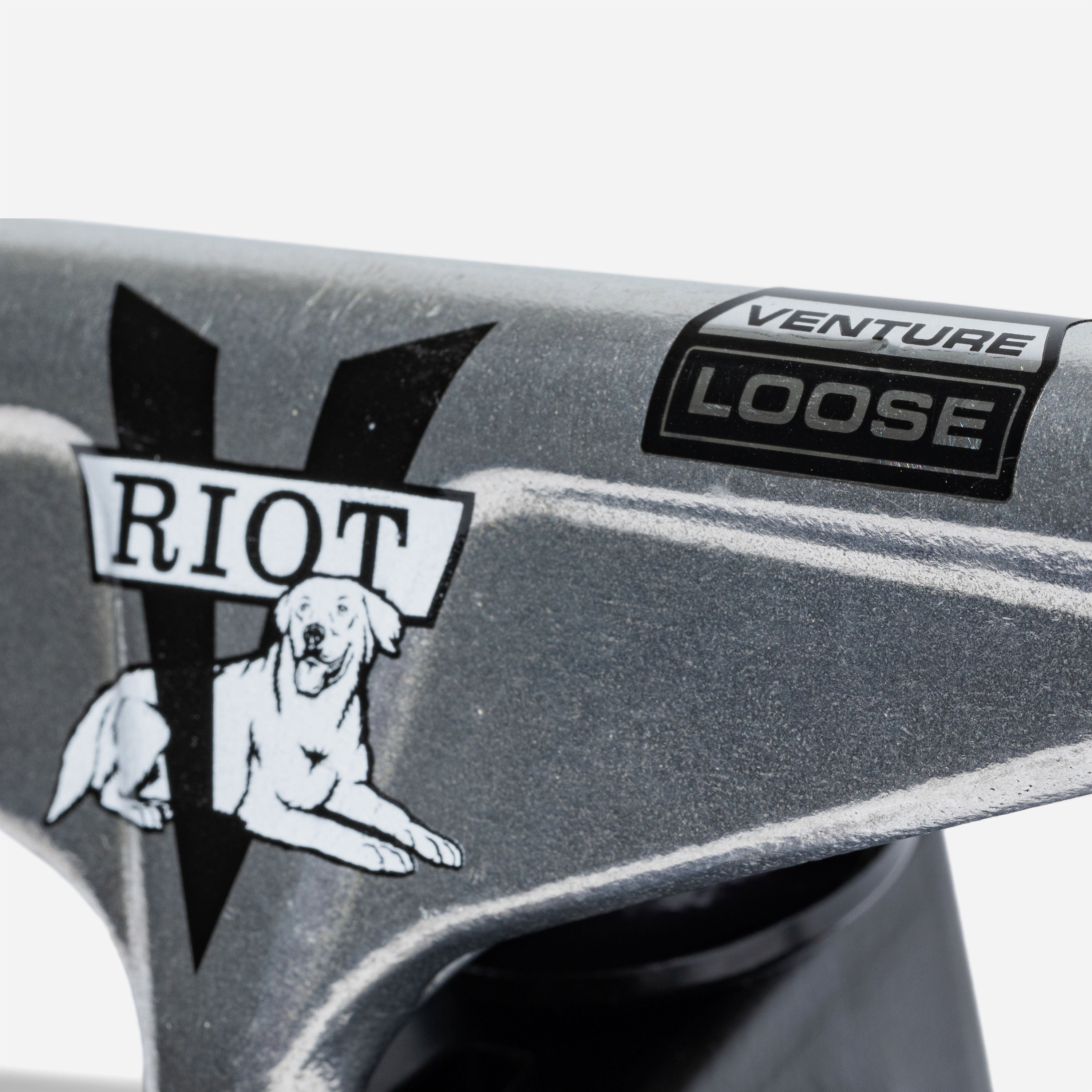 Venture Trucks x Riot - Team Trucks - Silver / Black (2 Trucks)