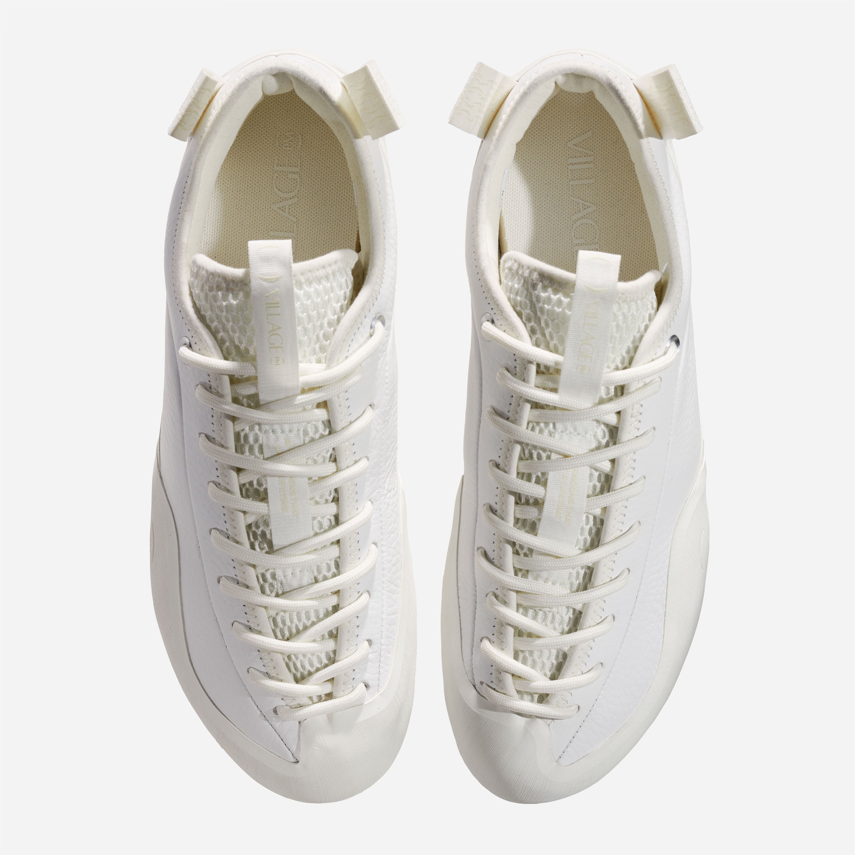 Village PM - 1 PM Full Grain Leather - Leather White / Whisper White