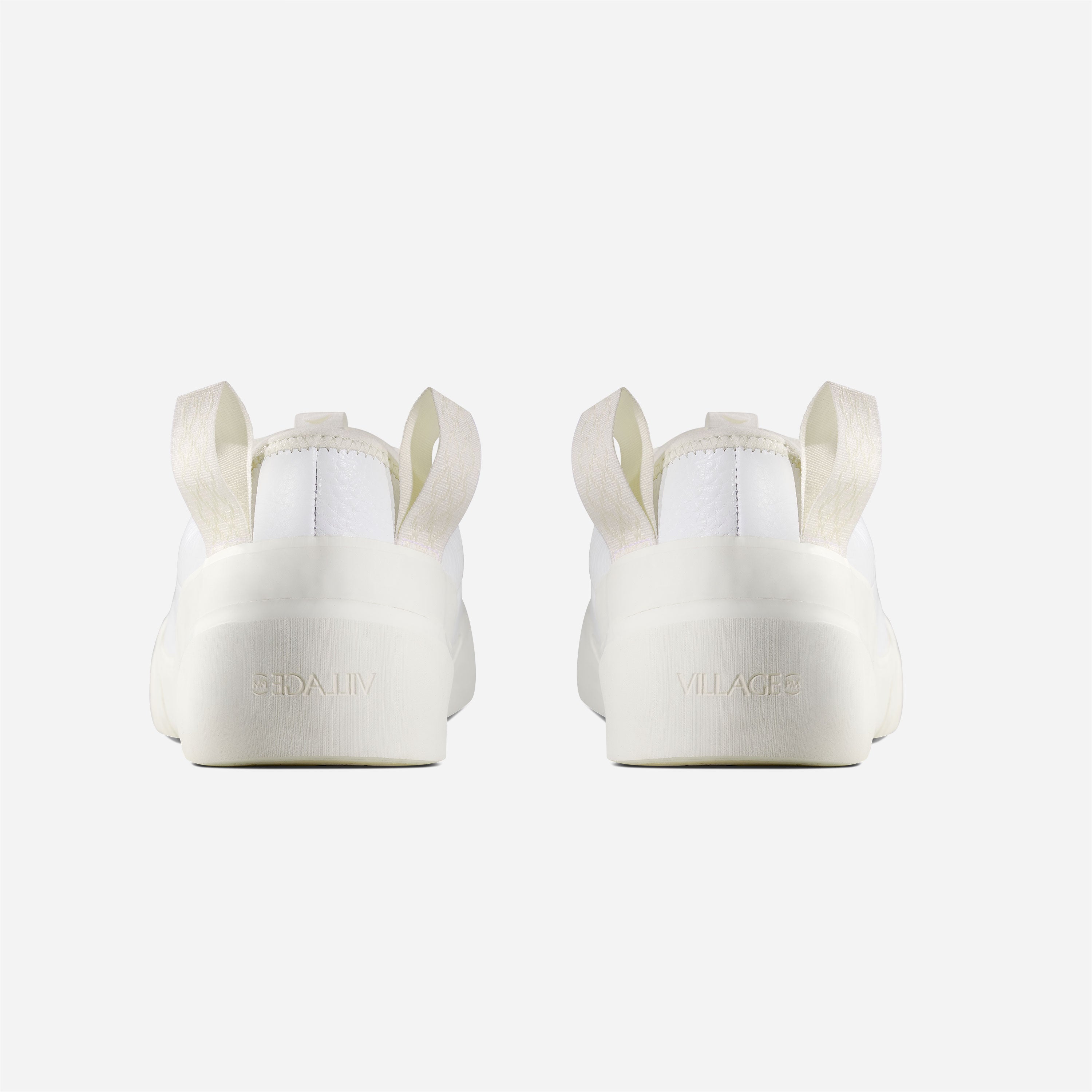 Village PM - 1 PM Full Grain Leather - Leather White / Whisper White