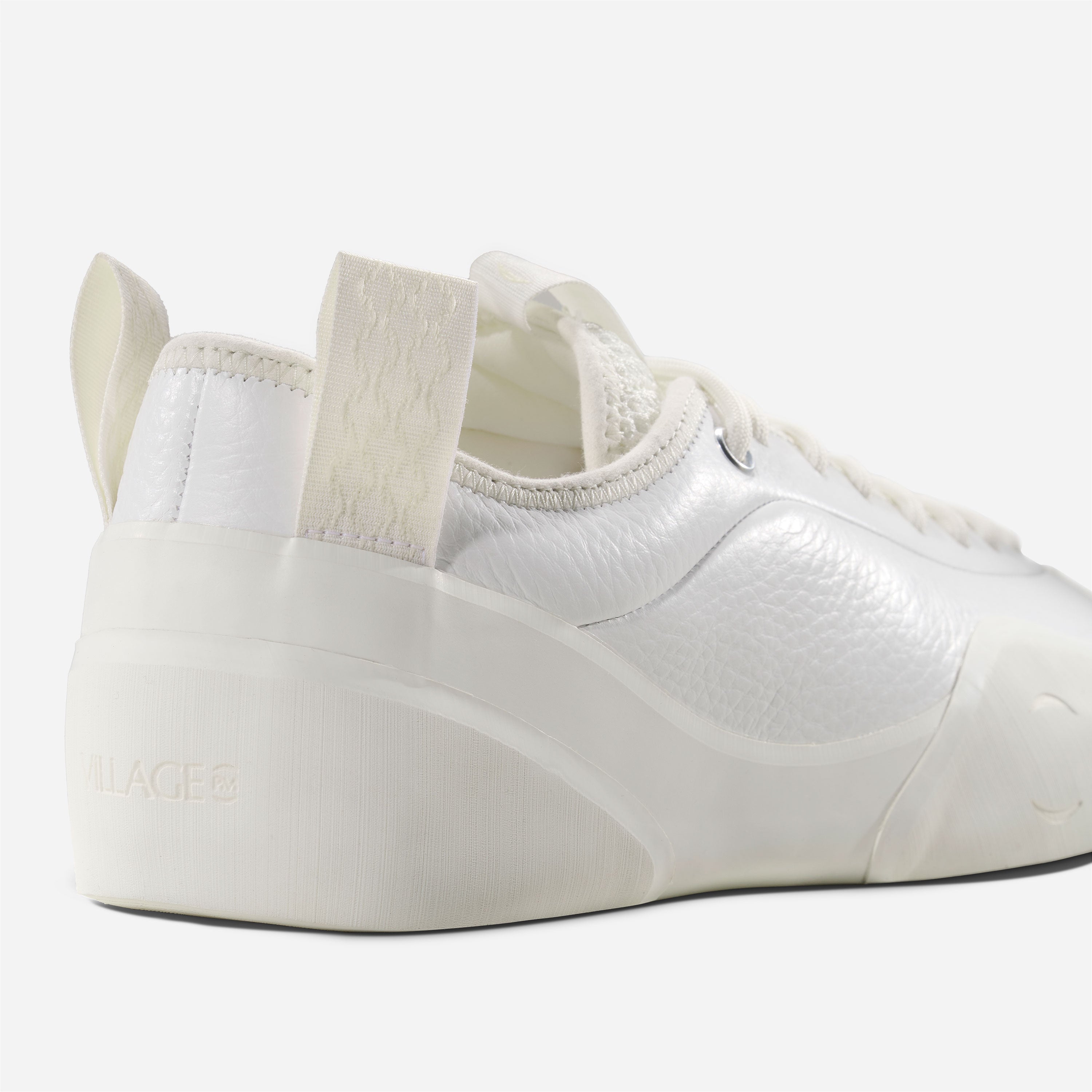 Village PM - 1 PM Full Grain Leather - Leather White / Whisper White