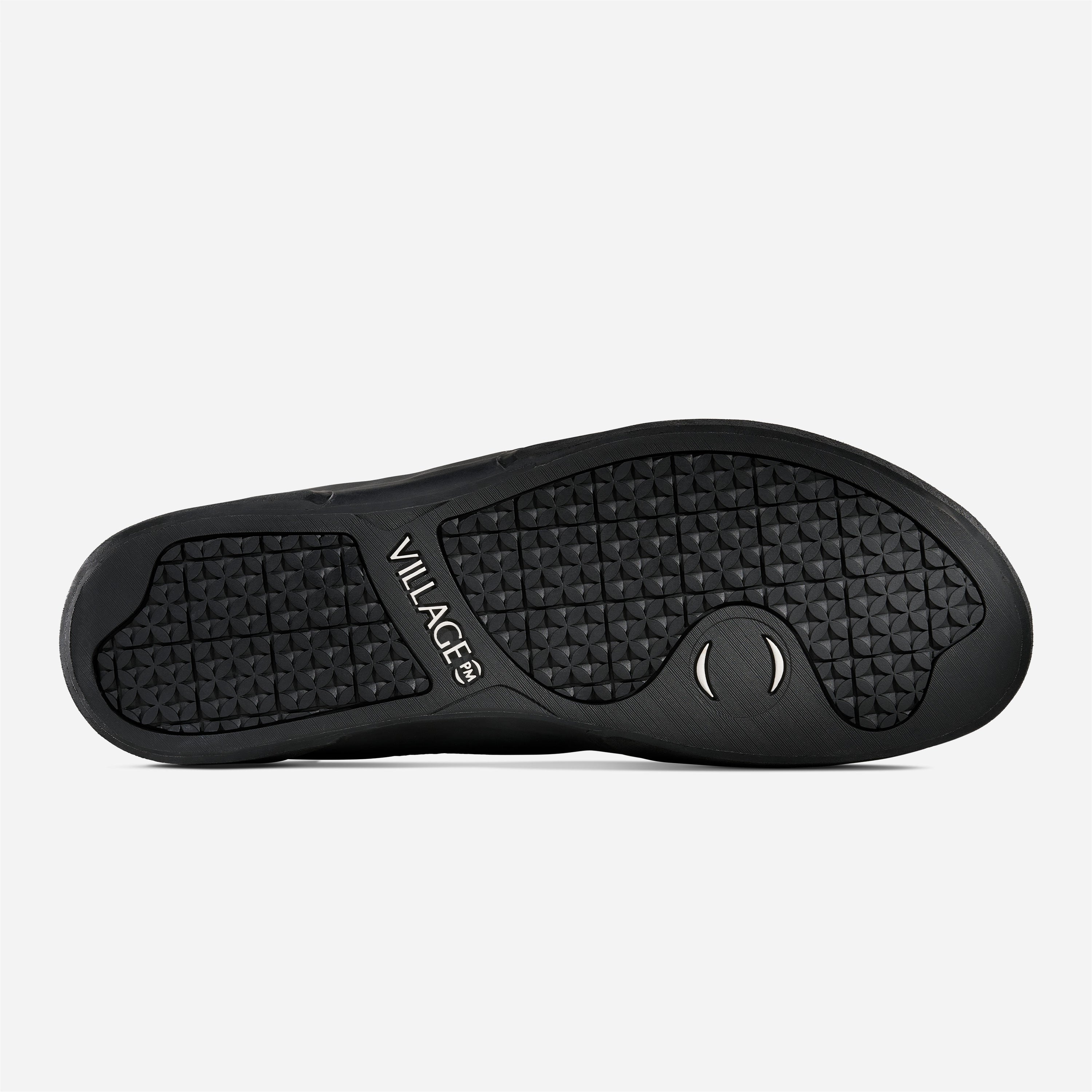 Village PM - 1 PM Leather Suede - Black / Natural Black