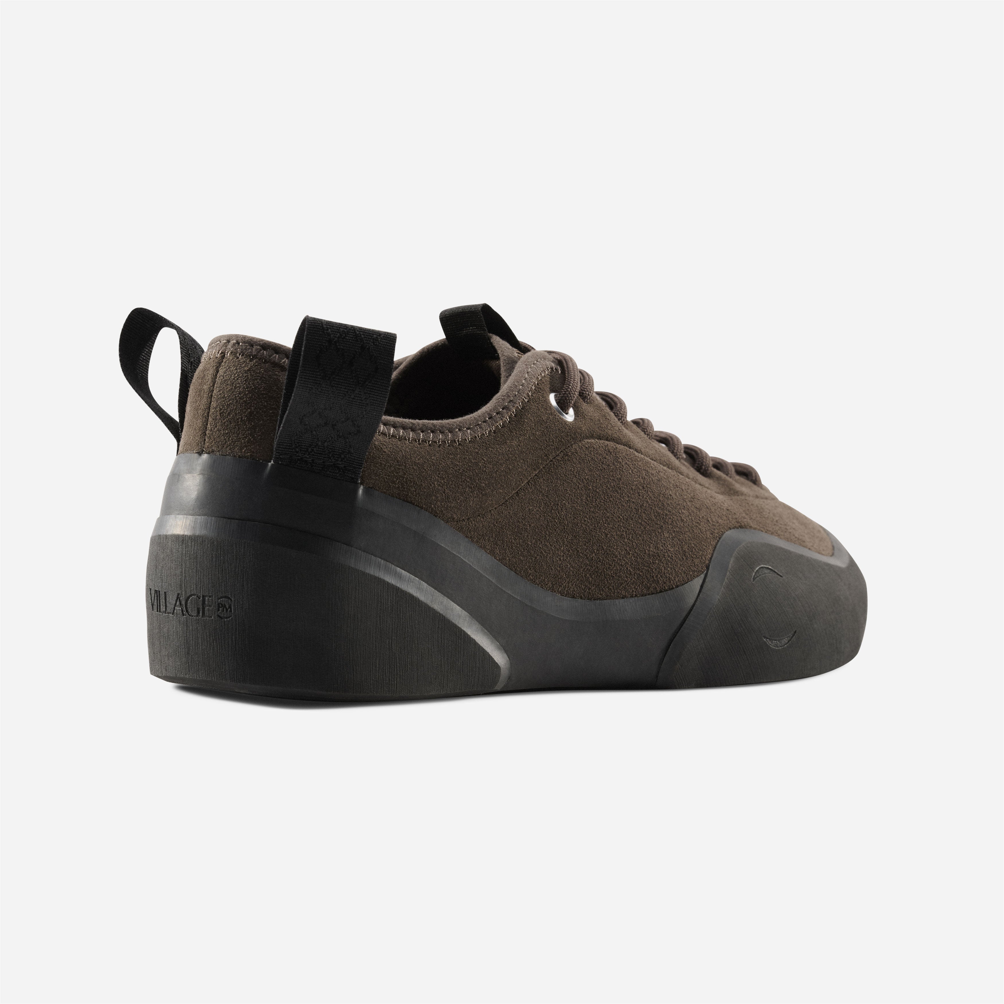 Village PM - 1 PM Leather Suede - Chocolate / Natural Black