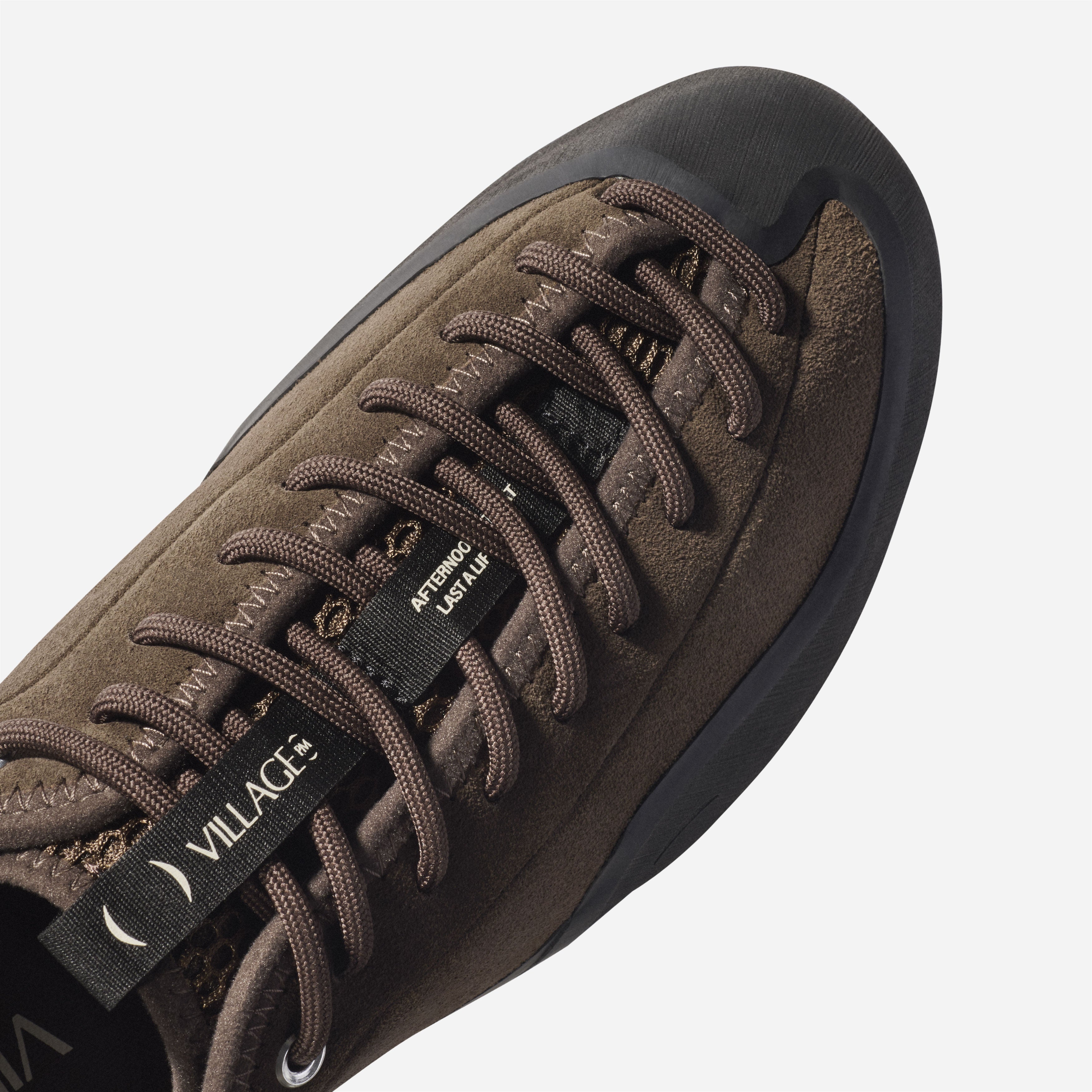 Village PM - 1 PM Leather Suede - Chocolate / Natural Black