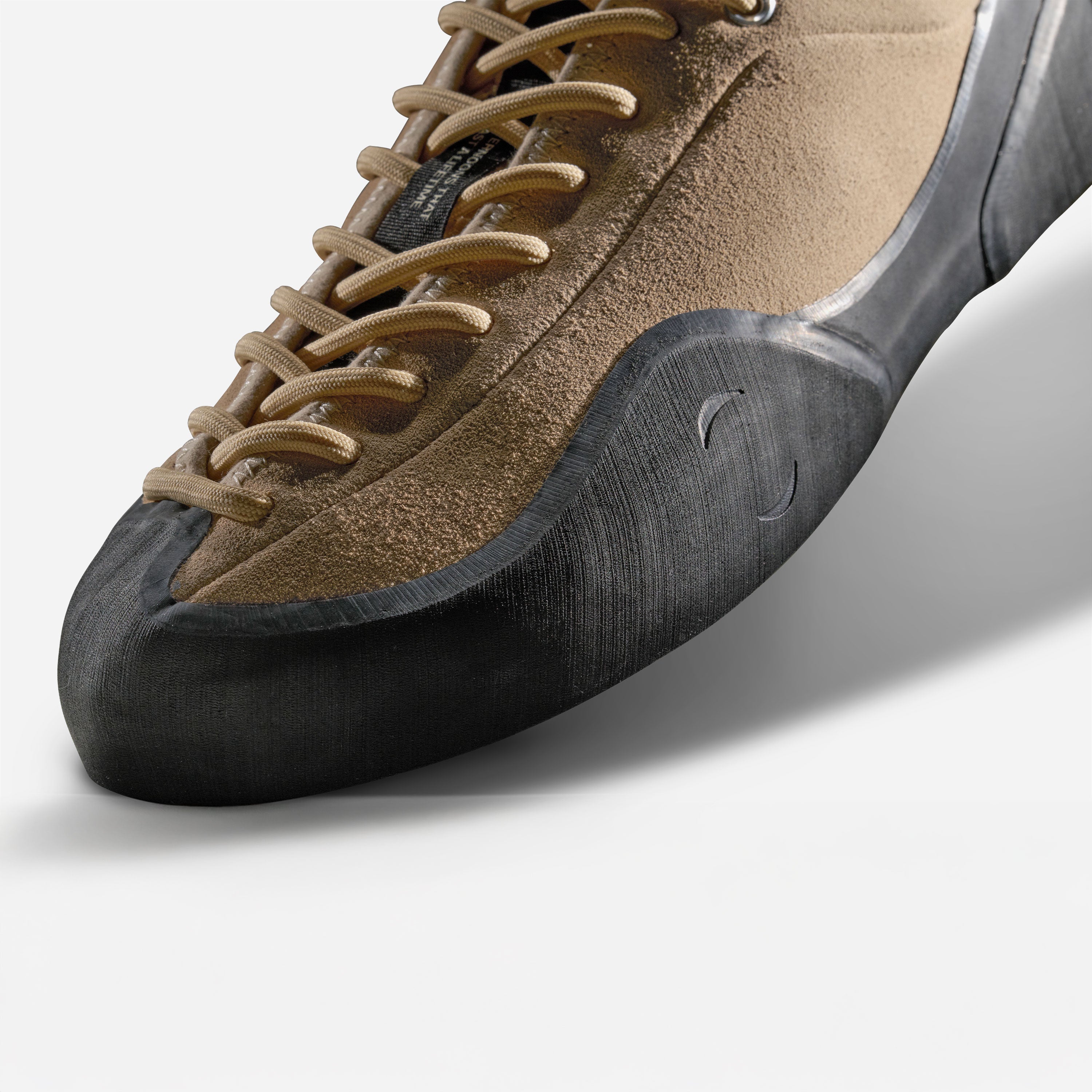 Village PM - 1 PM Leather Suede - Cream Beige / Natural Black